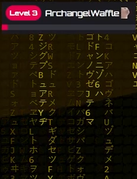 No_Look stream recap for 10 October 2026: chat leaderboard with ArchangelWaffle at level 3 over a yellow falling-katakana background